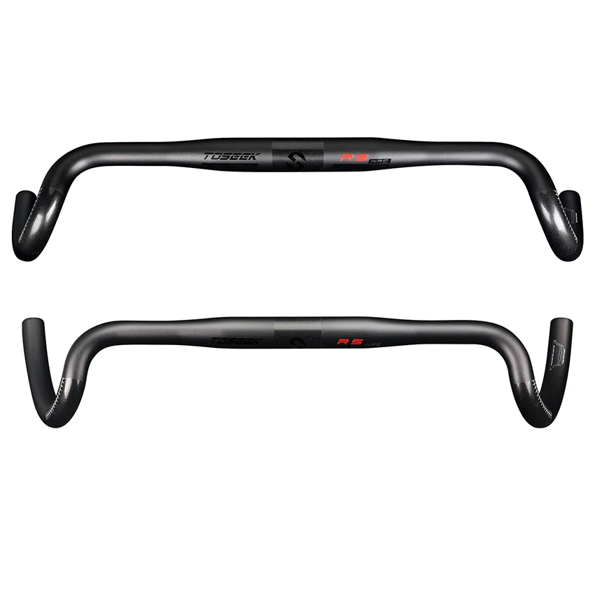 

Toseek black matte accessories road bicycle handle bar 400 420 440 carbon gravel bike handlebar