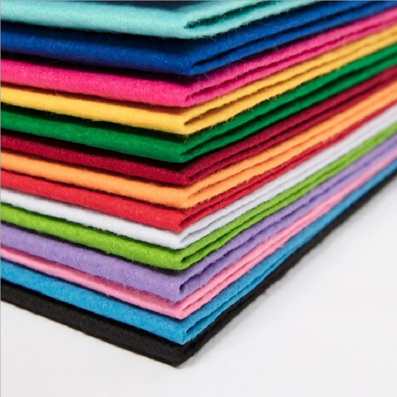 factory supply customized size recycle polyester non woven felt