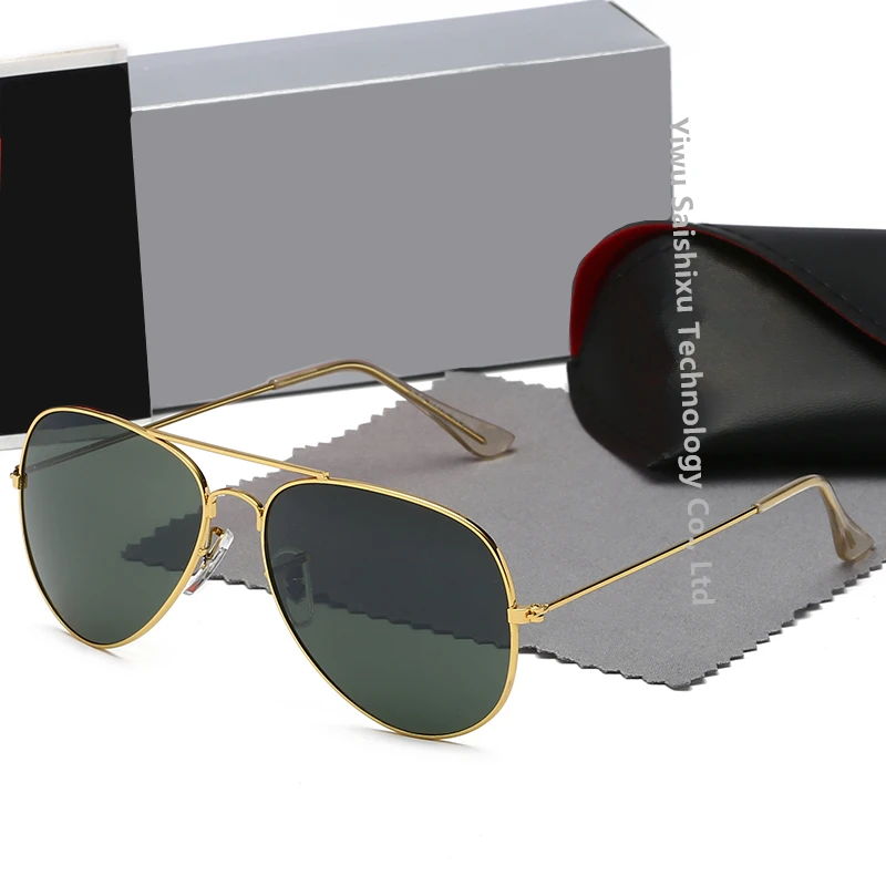 

Gafas Polarizadas Fashion 3025 Logo Designer Sun Glasses Polarized Eyewear Retro Aviation Luxury Brand Sunglasses For Women Men