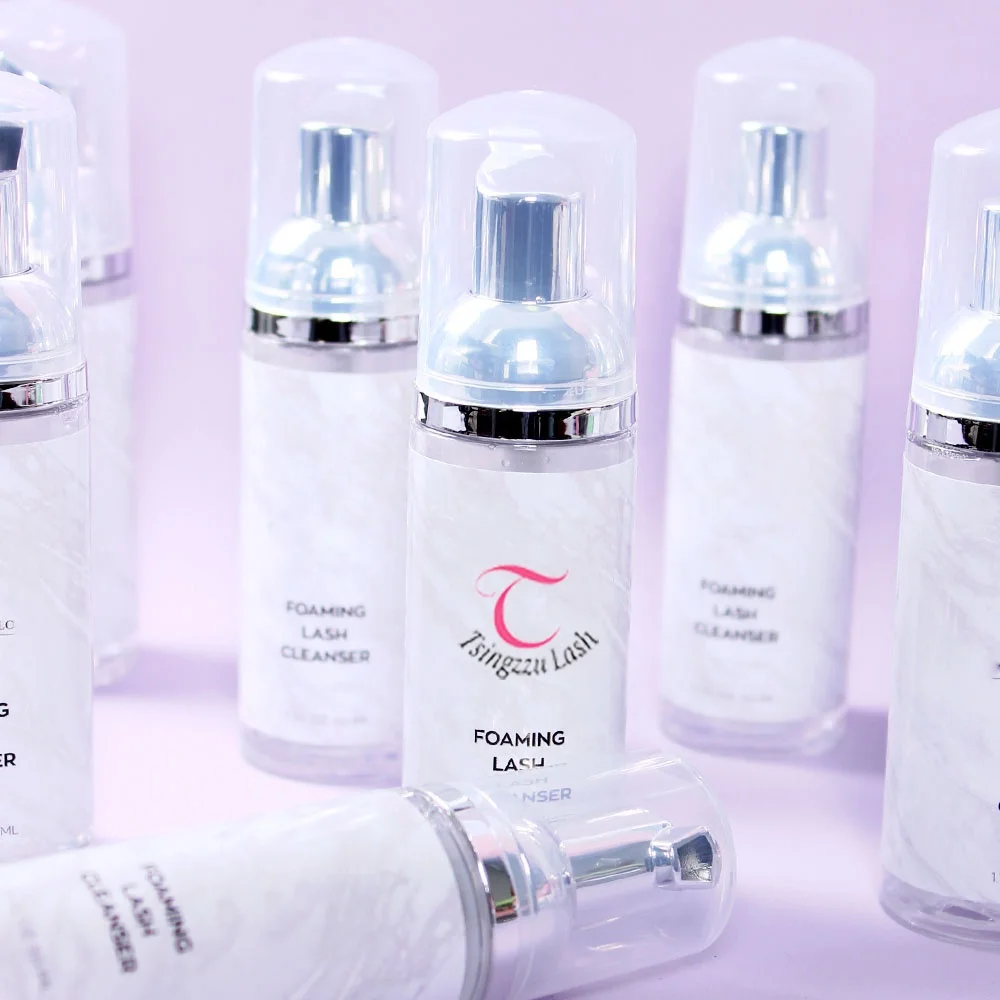 

Oem 60ml Lash Cleanser For Oil Free Private Label Eyelash Extension Foam Lash Shampoo Kits Pink Bottle Shampoo Eyelash Shampoo
