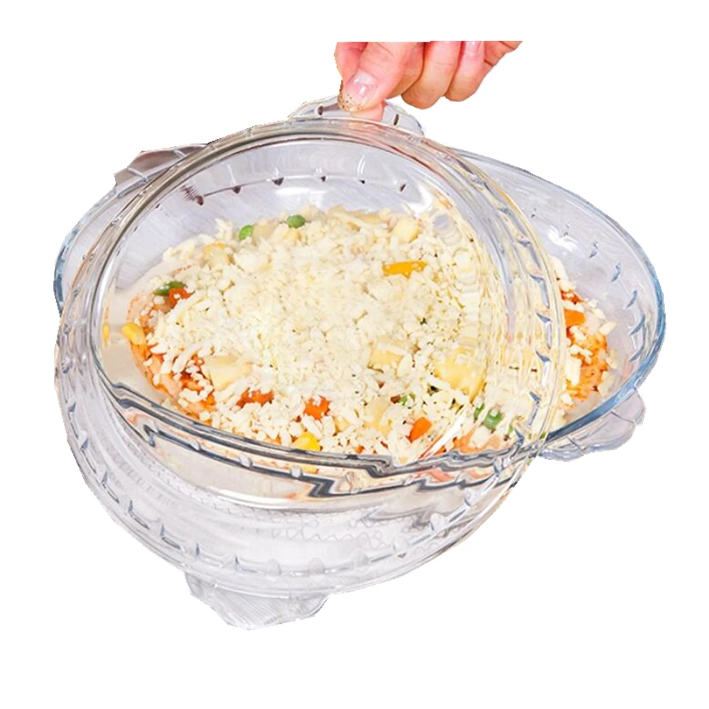 

Round High Borosilicate Oven Safe Glass Baking Pie Dish Glass Bakeware