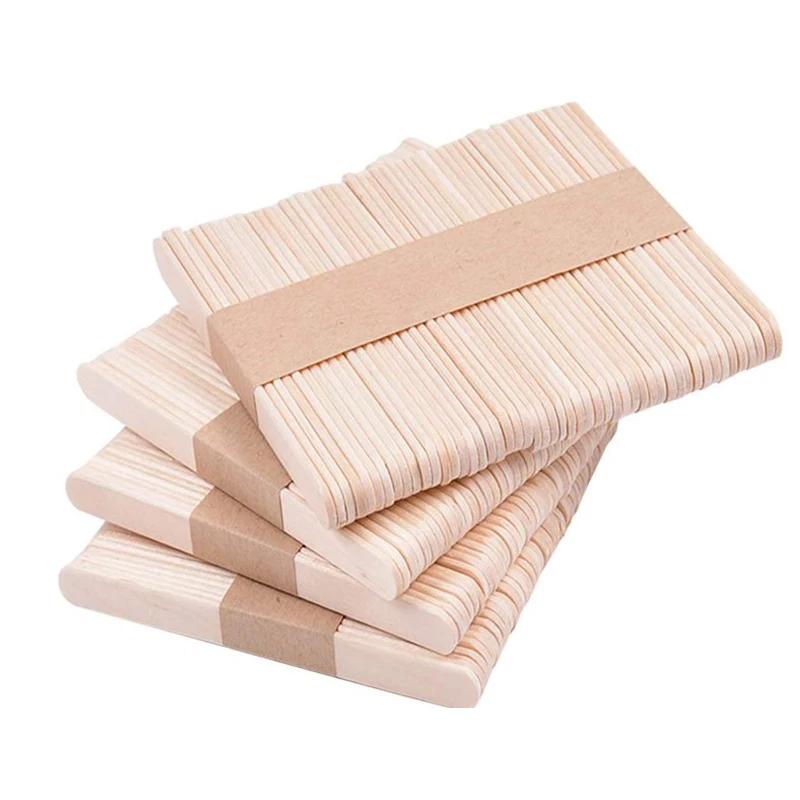 

Bundle of 50 pieces Biodegradable and compostable 114 mm wooden ice cream sticks