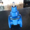 Ductile iron resilient seated wedge gate valves soft sealing with inside screw