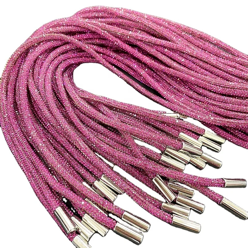 

S528 Factory supply Crystal rhinestone hoodie string New Arrival Jewelry strings hoodie drawstring string