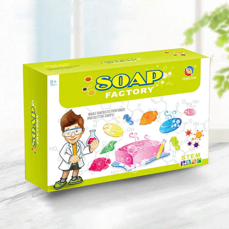 

Factory Manufactured Steam Toys Science Experiment Soap Making Kit for Kids