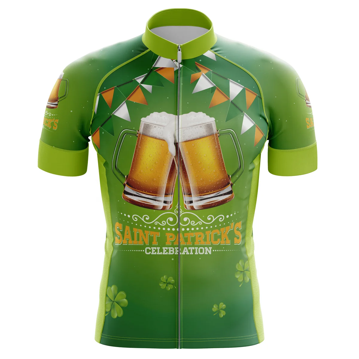 

HIRBGOD TYZ510-01 Outdoor Sportswear Cycle Jersey Men Cycling Jersey Short Sleeve Bike Jersey Beer Cycling Wear