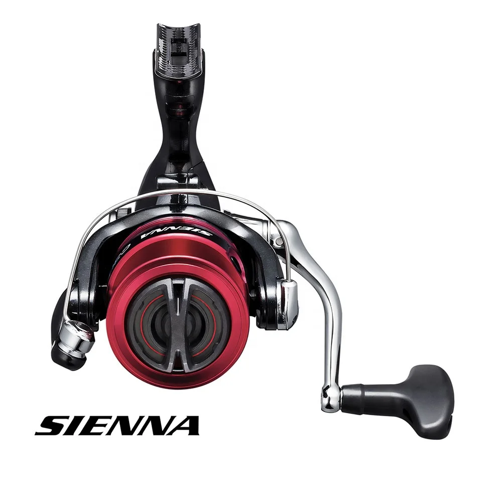 Shimano SIENNA 500 1000 2000 2500 2500HG c3000 4000 Spinning AR-C Spool Fishing Saltwater Reels, Black+pink