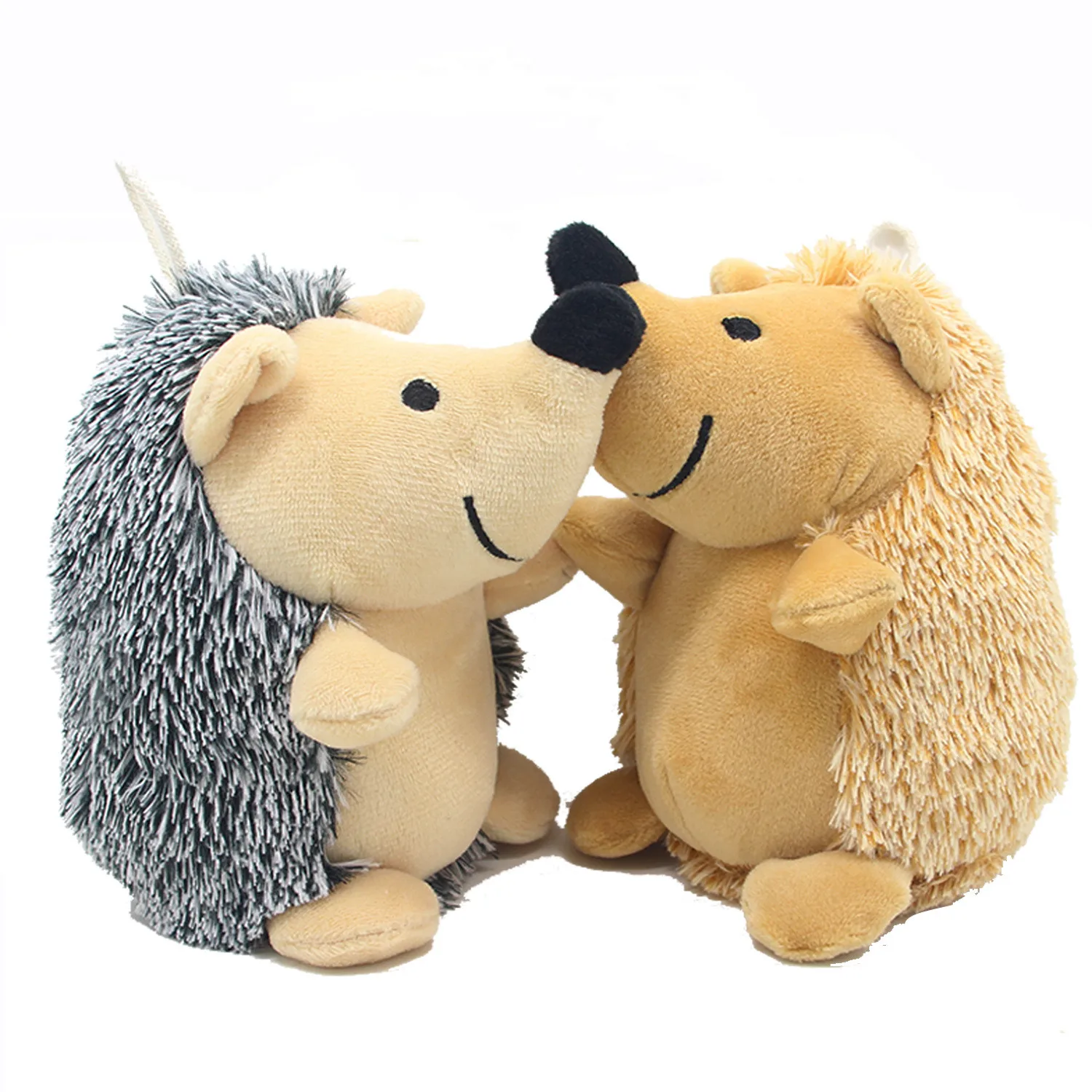 

Amazon Hot Pet Molar Bite Toy Squeaky Puzzle Hedgehog Plush Dog Toy