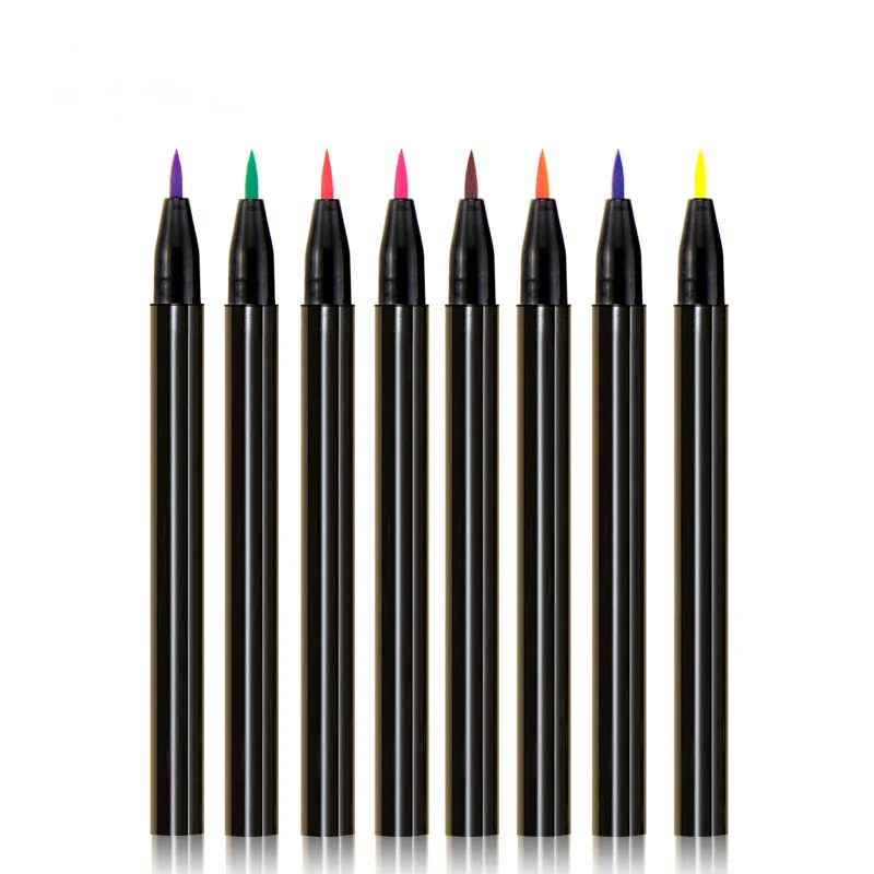 

Wholesale Natural 8 Color Eyeliner Quick-drying And Sweat-proof No Logo Eyeliner