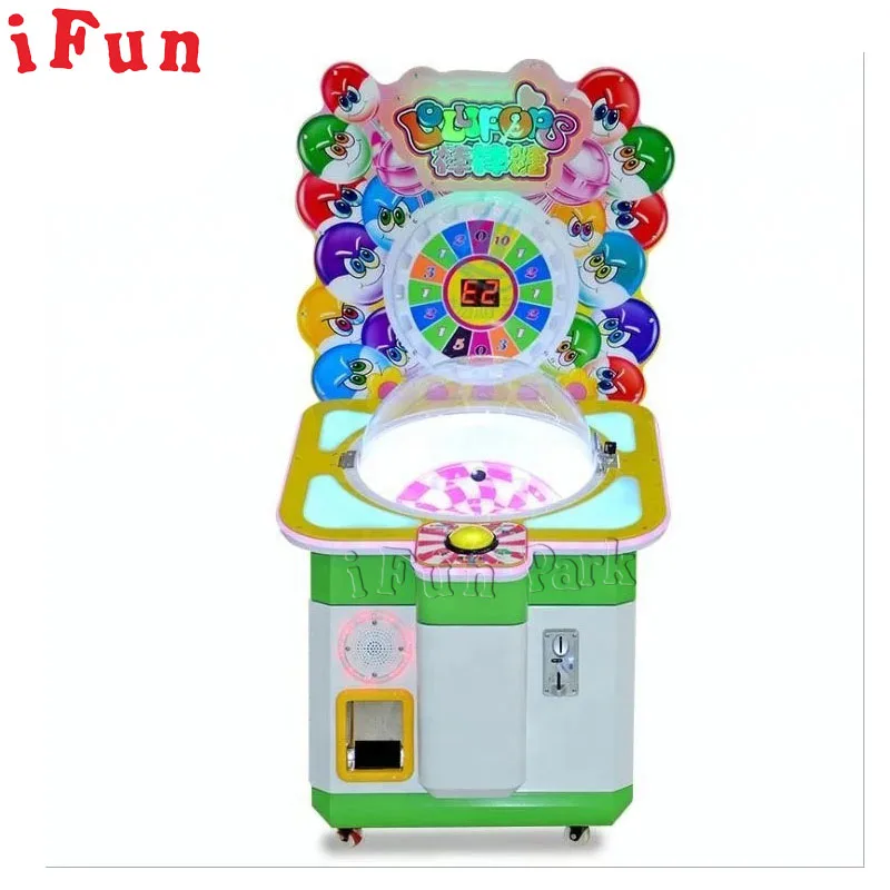 

Ifun Park Lollipop Game Machine Indoor Mini Coin Operated Candy Machine Lottery Vending Machine for Kids