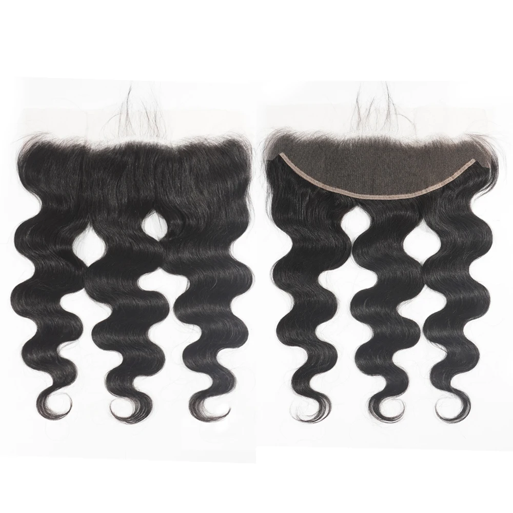 

HolaHair HD Lace Frontal Pure Virgin Brazilian Virgin Hair Lace Ear to Ear Frontal , Transparent Lace Frontal In Stock