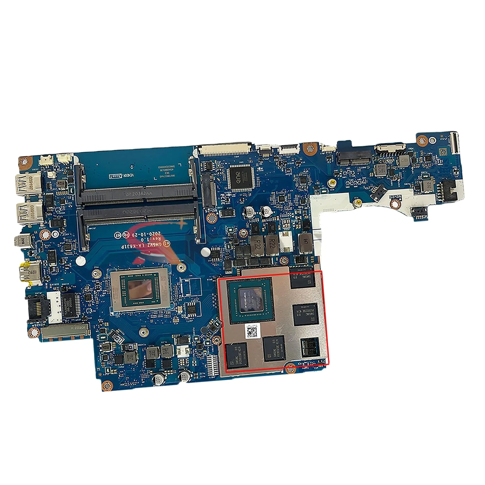 

LA-K831P Mainboard for Acer Aspire 7 A715-42G Laptop Motherboard R7-5700U/R5-5500 N18P-G61-A-A1 4GB NBQAY11004 DDR4 Teste OK