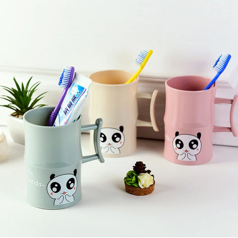 

Plastic Cartoon Animal Toothbrush Cup Bathroom Tumbler Mouthwash Travel Toothbrush Holder Cup Home Bathroom Accessories Rat