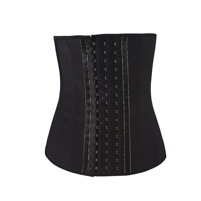 Oem Ecofriendly Fajas Colombiana 3 Hook Latex Waist Trainer 17 Steel