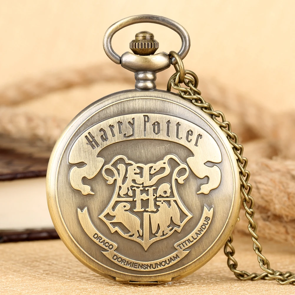 

Wholesale Harry Potter Antique Pocket Watch with Deathly Hallows, Bronze