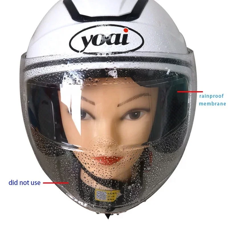 

FREE SHIPPING HGS Universal Motorcycle Helmet Anti-fog Film and Rain Film Durable Nano Coating Sticker Film Helmet Accessories