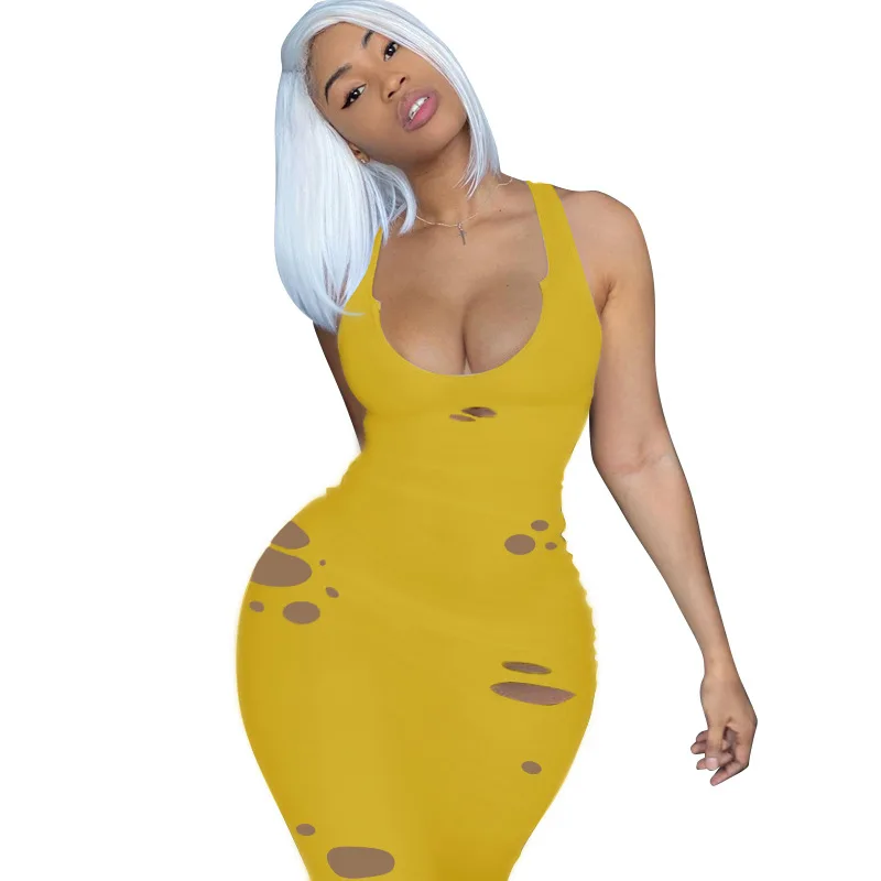 

Summer hot sale women clothing plus size dresses women Sexy long dress with tank top, Sky blue,black,red,yellow,white