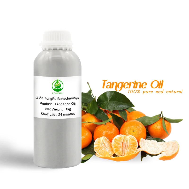 

Private Label 100% Pure Natural Tangerine Essential Oil Orange Oil For Skin whitening Hair Anxiety Relief Candle Perfume Making