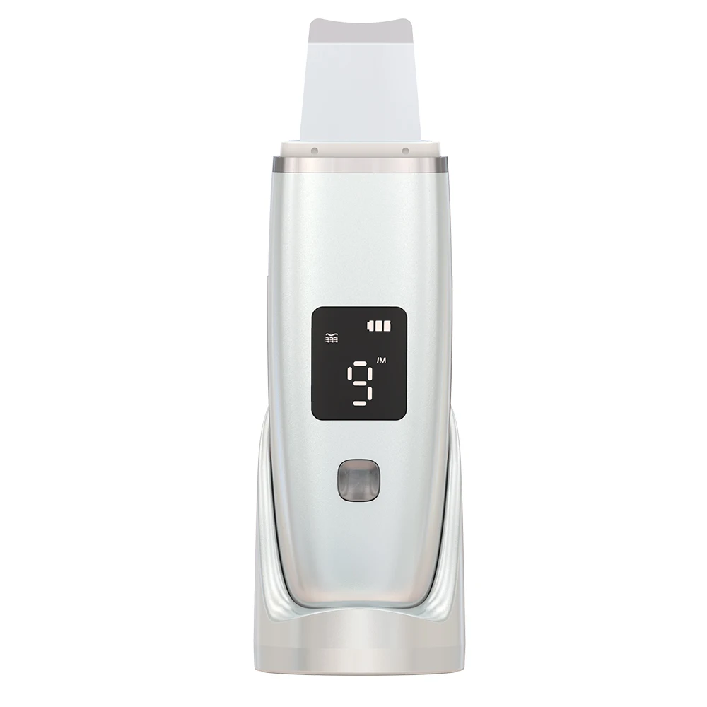 

LCD ultrasonic skin scrubber face skin scrubber new face scrubber spatula ion