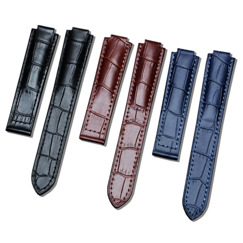 

genuine leather watch wrist strap band for cartier watch band