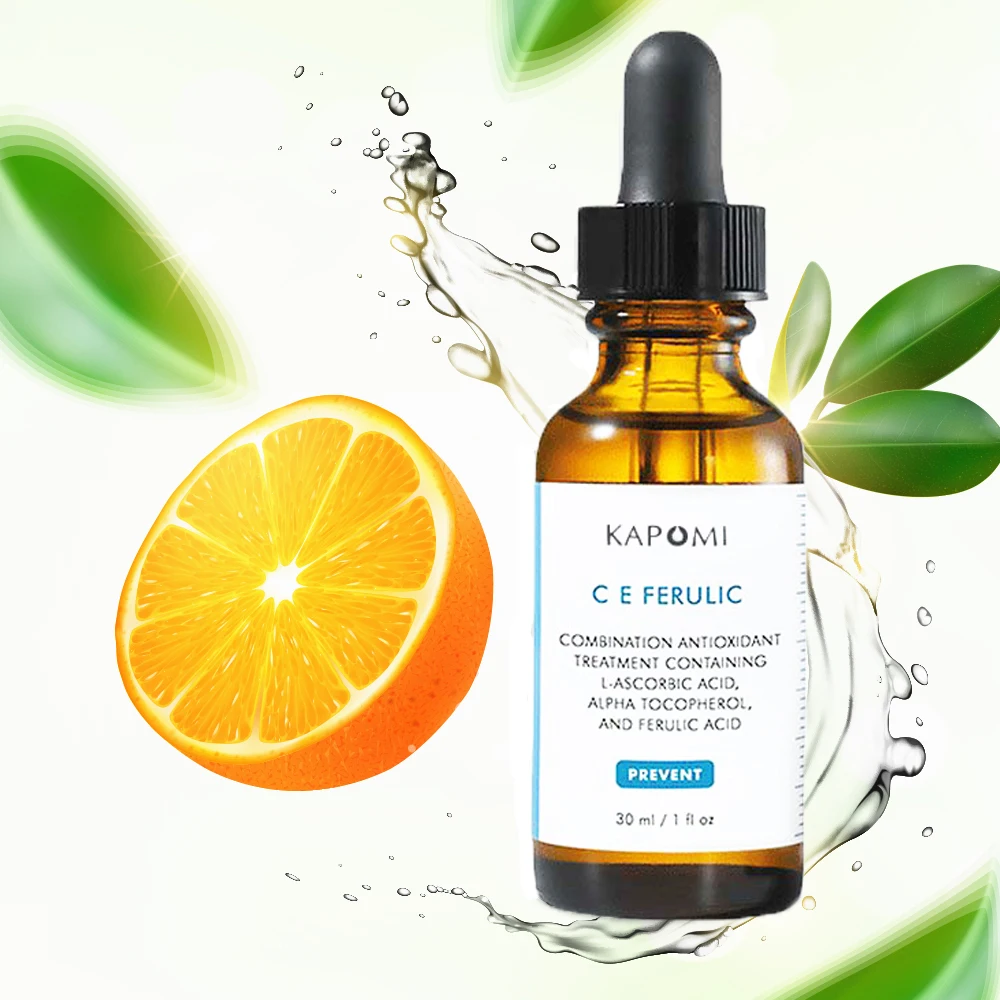 

Private Label Vitamin C Liquid Serum Anti-aging Whitening VC Essence Oil Hyaluronic Acid & Vitamin E Retinol Wholesale
