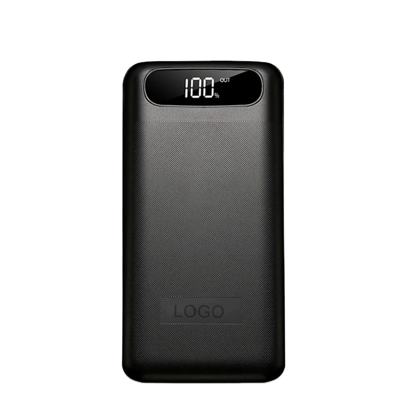 

LOGO Customized Mobile Power Supply Lamp Slim 20000 mah Powerbank External Battery Phone Portable Charger ROHS Power Banks