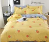 The Orange Shape Yellow Bed Sheet Free Samples