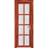Internal Swings aluminum 6 Panel glass Doors hung interior aluminum glass swing panel doors