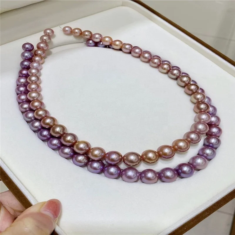 

zhuji wholesale 2A good quality Round 10-12mm Natural Freshwater Pearl good luster Edison Pearl Strand