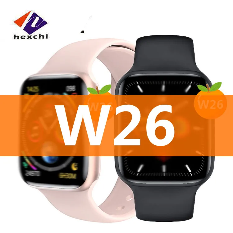 

W26+ W26 Smartwatch Waterproof 1.75 Inch Full Screen Touch ECG Series 6 Reloj Inteligente Bracelet W26 plus W26+ W26 Smart Watch