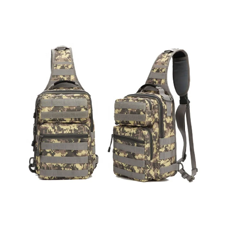 

New Nylon Molle Tactical Shoulder Sling Bag Pack Army Military Camping Tactical Sling Bag, More than 10 colors for reference