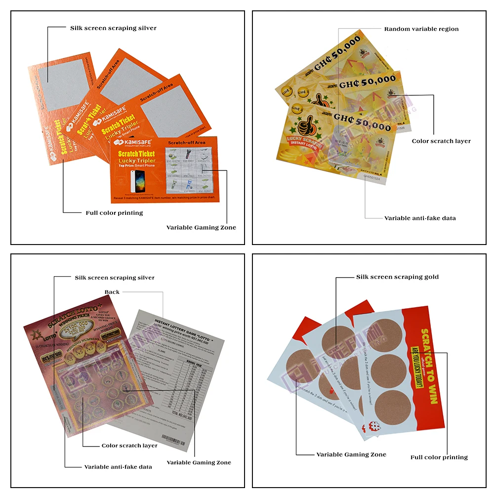 personalized scratch off tickets