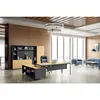 Luxury Executive Office Table Specifications Wooden Boss Office Furniture Set