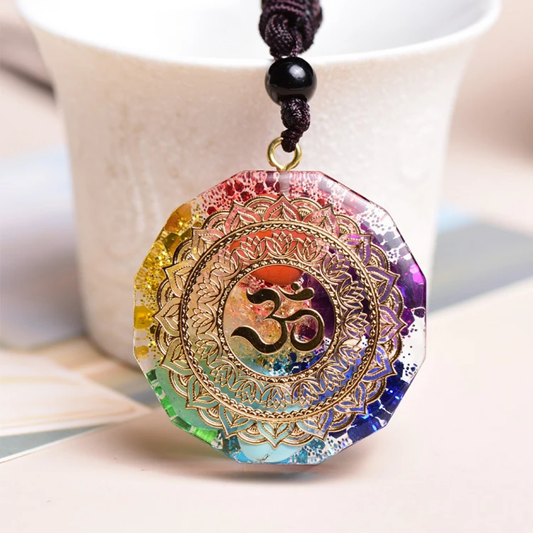 

Hot Selling Fine Crystal Necklace Beautiful Orgonite Pendant Necklace For Anybody