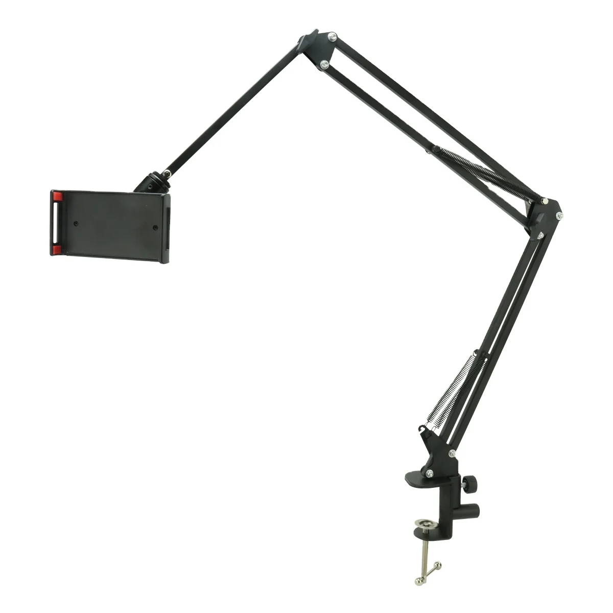 

Manchez 360 Degree Long Arm Tablet Holder Stand For 3.5 to 10.6inch Tablet Smartphone Bed Desktop Lazy Holder, Black