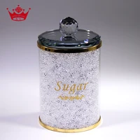 

Hot Selling Wholesale Pedestal Crystal Sugar Candy Bowl/Jar With Lid