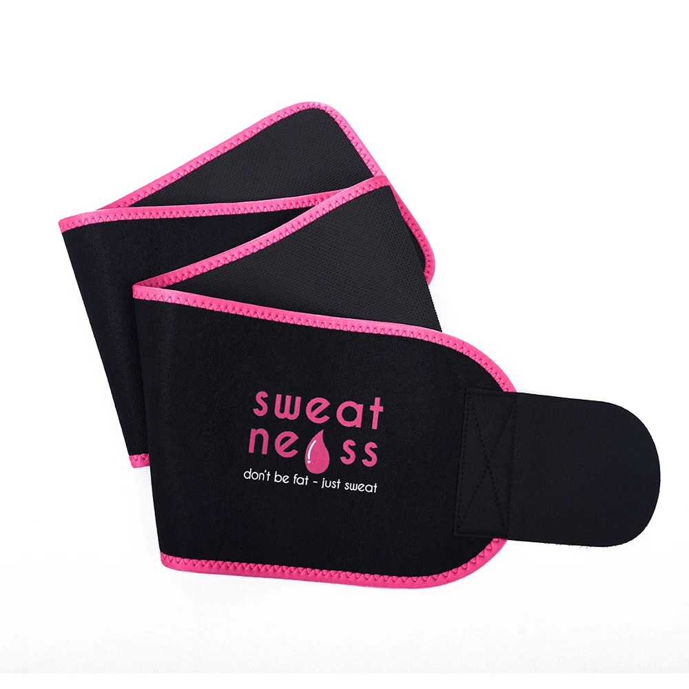 

Customized Weight Loss Workout Waist Trainer Belt Neoprene Slimming Waist Sweat Belt Waist Trimmer, Black or customized