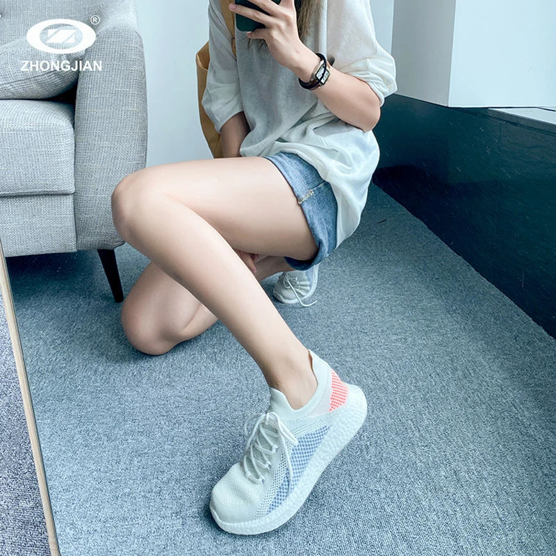 

Fashion Design Women Casual Sport Light Weight Breathable Shoes Ladies Sports Running Shoes