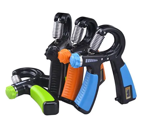 

2020 MT Factory Wholesale Hot Sale Home And Gym Counting Grip Strengthener Exercise Equipment Adjustable Hand Grip, Black,blue,green,orange