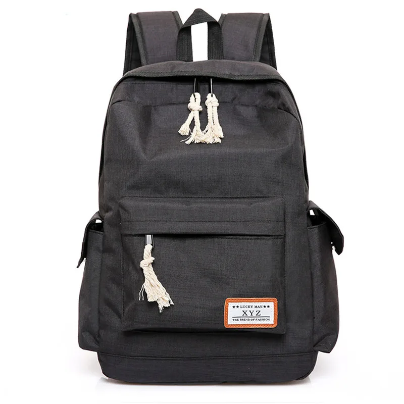 

New Fashion piece school student anti-friction shoulder bags in canvas material bag for unisex laptop shoulder bag