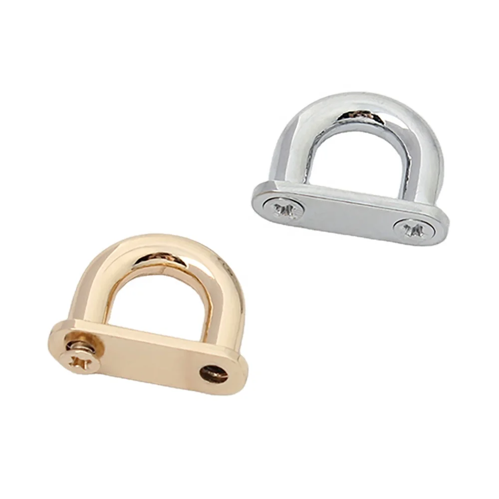 

Nolvo World 5 colors 9 mm hardware accessories removable bag connector shoes bags arch bridge metal d ring buckles DIY Sewing