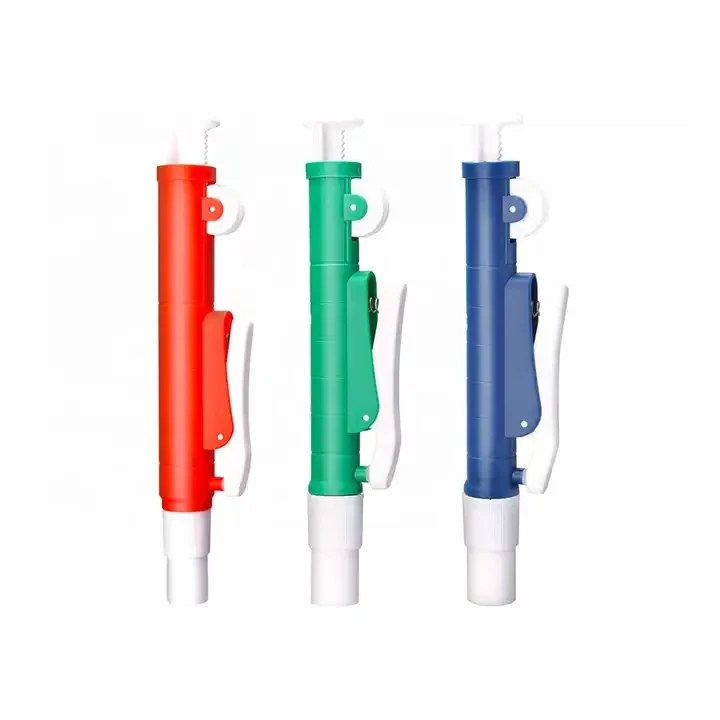 

IKEME 2ml/10ml/25ml High Precision Micro Pipette Filler Pump Laboratory Plastic Manual Transfer Pipette Pump