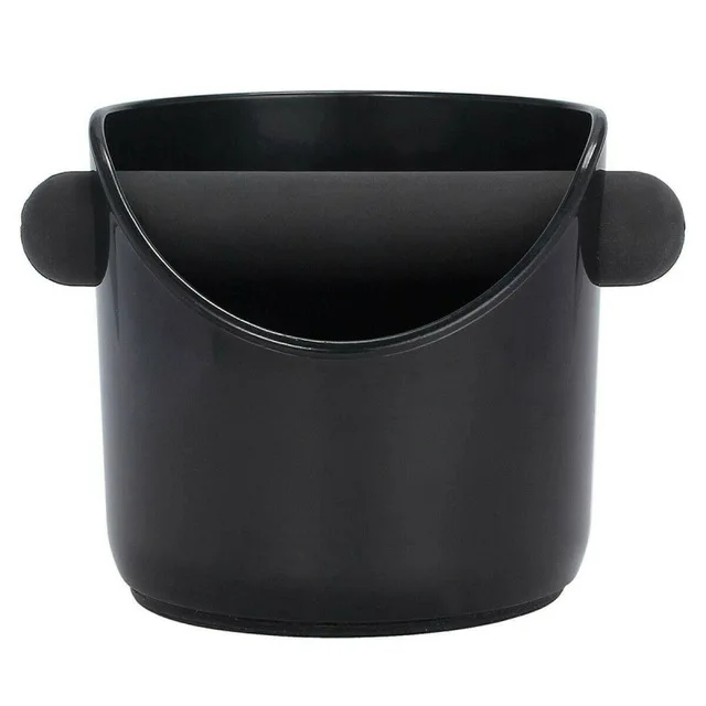 

Coffee Grounds Recycling Box ABS Rubber Black Non-slip Deep Bowl Detachable Knock Bar Coffee Machine Powder Residue Bucket