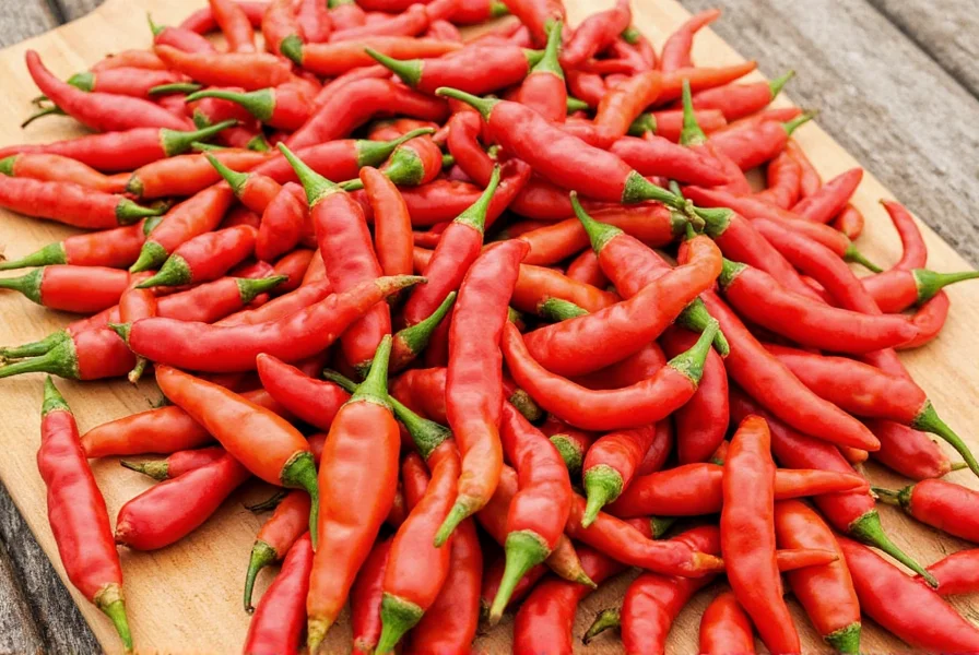 Spice market with various peppers