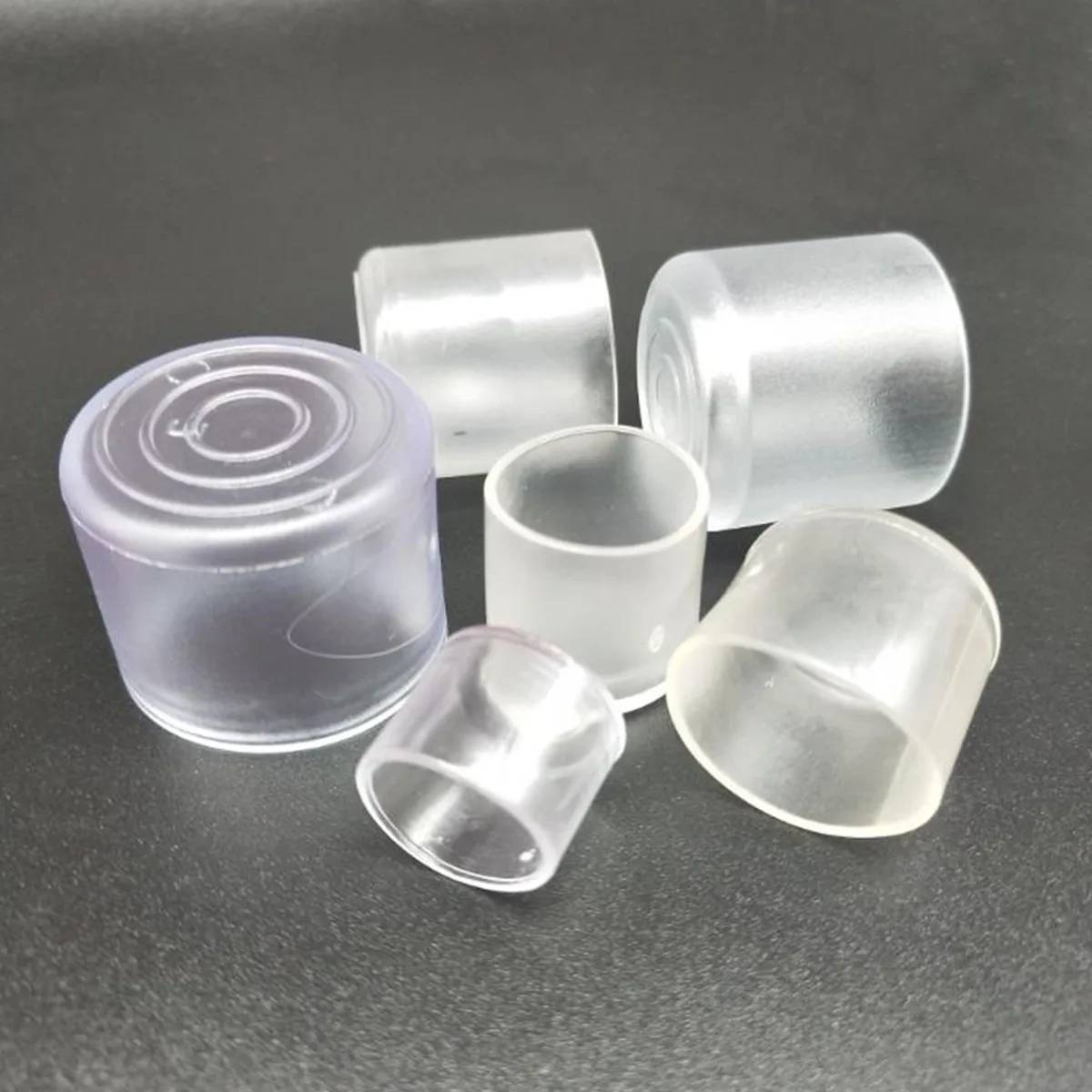 16mm 19mm 22mm 25mm 32mm Transparent Rubber Chair Leg Caps Feet Pads Furniture Covers Floor Protector