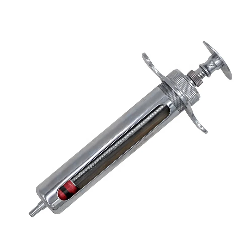 

10ml Upgrade Type Automatic Animal Metal Injection Syringe Veterinary Injector Syringe for sale