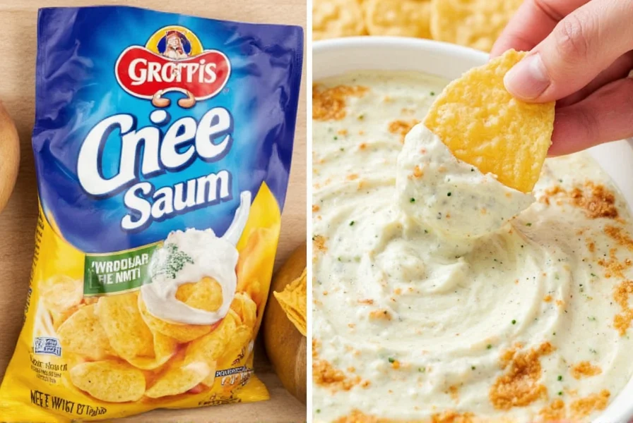 Close-up of packet ranch dip seasoning