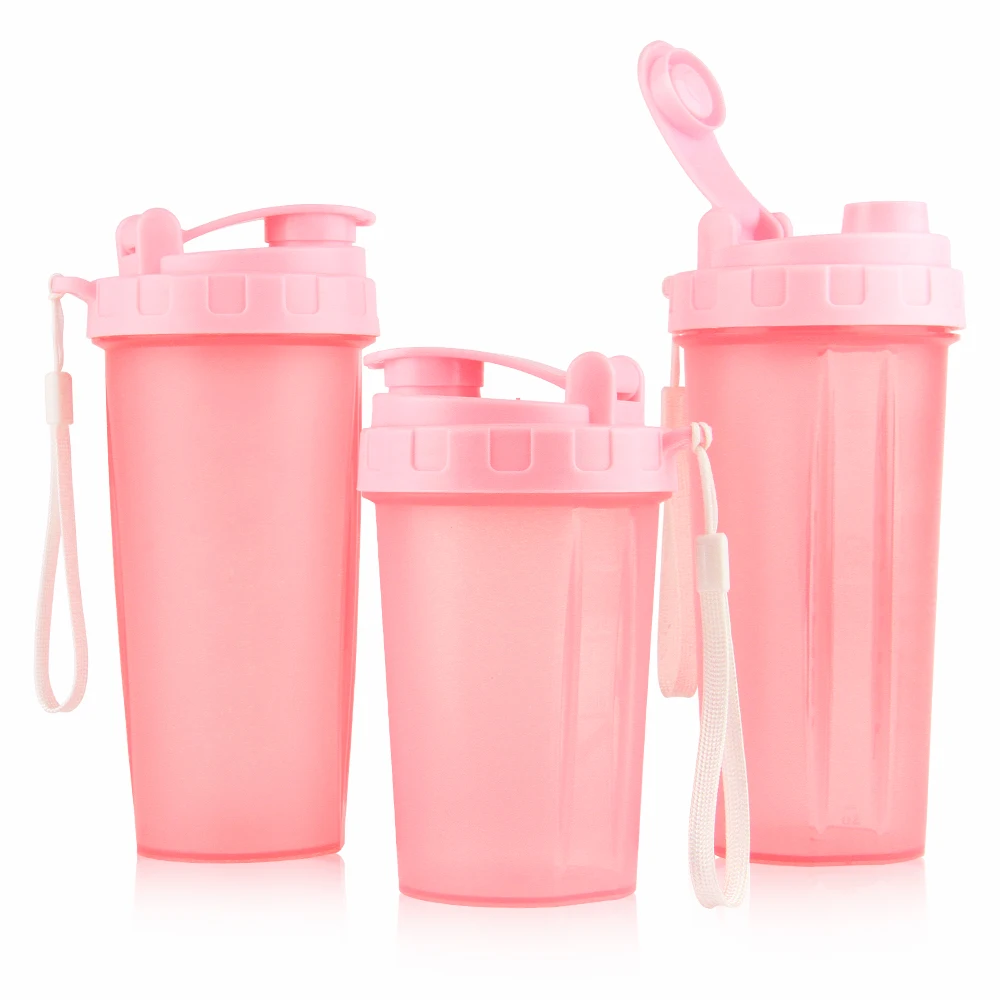 

Customized plastic PP protein sports shaker bottle single wall food grade 400ml for wholesale