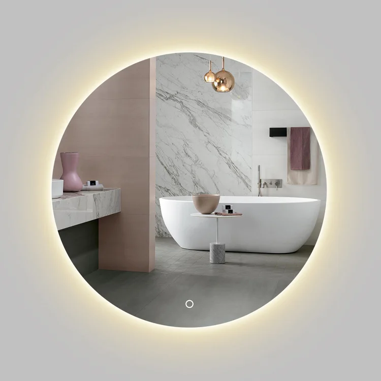 Bathroom Mirror Smart Led Light Mirror Anti - Fog Toilet Smart Mirror Touch Screen