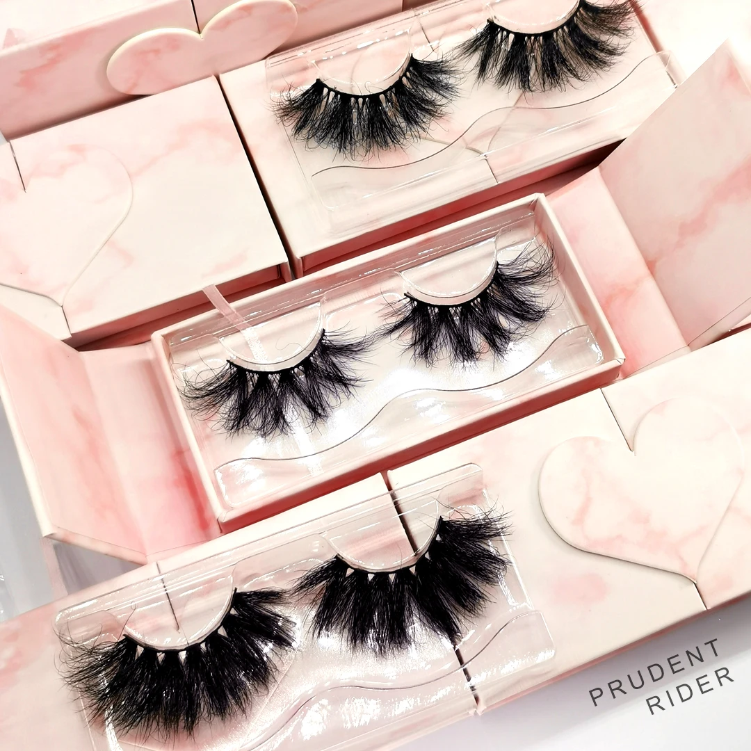 

luxury 25mm 3d fluffy 5d real mink eye lashes 25 mm eyelash customize logo box packaging case vendor wholesale bulk